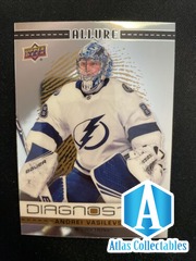 2020-21 UD Allure Diagnostics #D-8 Andrei Vasilevskiy Lightning